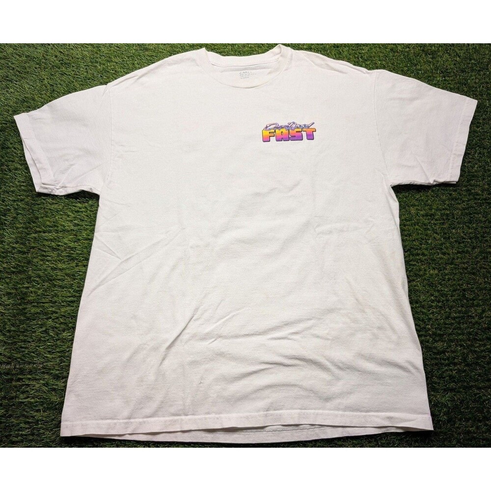 J. Galt Off Road Fast Graphic T-Shirt White